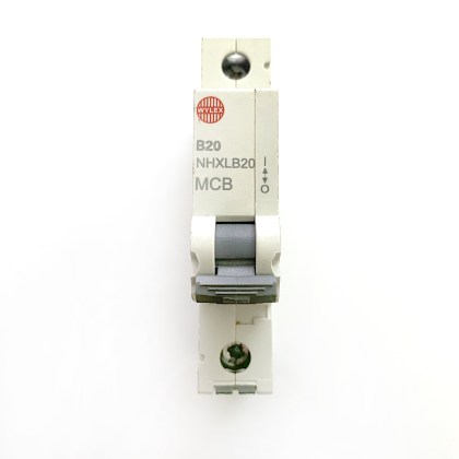 Wylex NHXLB20 B20 20A 20 Amp MCB Circuit Breaker Type B
